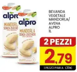 Despar Bevanda vegetale mandorla/avena ALPRO offerta