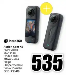 MediaWorld Insta360 Action Cam X5 offerta