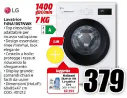 MediaWorld LG Lavatrice F4NA10S7NWK offerta