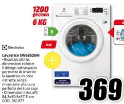 MediaWorld Electrolux Lavatrice EW6S526W offerta