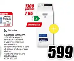 MediaWorld Electrolux Lavatrice EW7T337A offerta