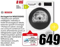 MediaWorld BOSCH Asciugatrice WQG233D0II offerta