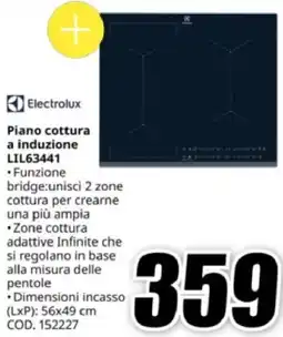 MediaWorld Electrolux Piano cottura a induzione LIL63441 offerta