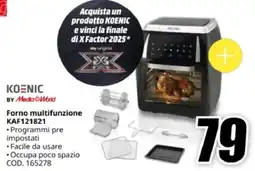 MediaWorld KOENIC BY Media World Forno multifunzione KAF121821 offerta