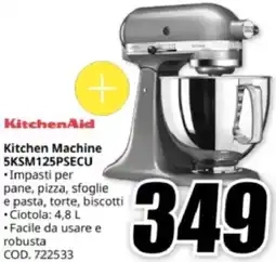 MediaWorld KitchenAid Kitchen Machine 5KSM125PSECU offerta