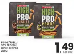 Despar Penne/fusilli 30% protein hipro DESPAR offerta