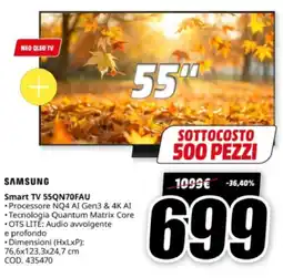 MediaWorld SAMSUNG Smart TV 55QN70FAU offerta