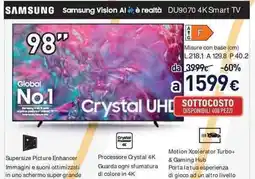 Unieuro SAMSUNG Samsung Vision DU9070 4K Smart TV offerta