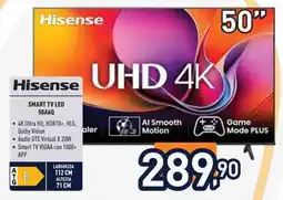 Unieuro Hisense SMART TV LED 50A60 offerta