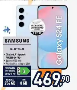 Unieuro SAMSUNG GALAXY S24 FE offerta