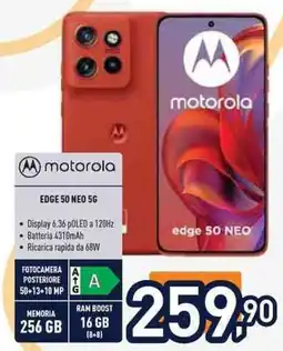Unieuro motorola EDGE 50 NEO 56 offerta