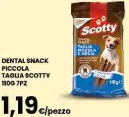 Despar Dental snack piccola taglia SCOTTY offerta
