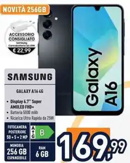 Unieuro SAMSUNG GALAXY A16 4G offerta