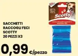 Despar Sacchetti raccogli feci SCOTTY offerta