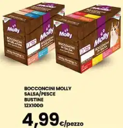 Despar Bocconcini molly salsa/pesce bustine offerta