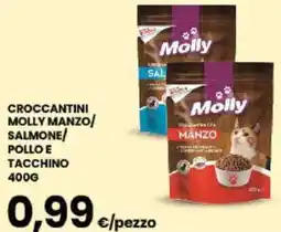 Despar Croccantini molly manzo/ salmone pollo e tacchino offerta
