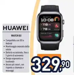 Unieuro HUAWEI watch D2 offerta