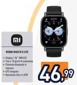 Unieuro REDMI watch 5 LITE offerta