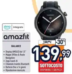Unieuro amazfit BALANCE offerta