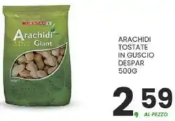 Despar Arachidi tostate in guscio DESPAR offerta