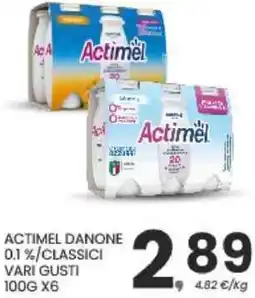 Despar Actimel danone 0.1 %/classici offerta