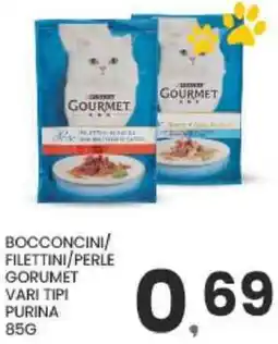 Despar Bocconcini/ filettini/perle gorumet PURINA offerta