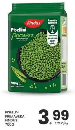 Despar Pisellini primavera FINDUS offerta