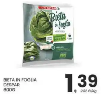 Despar Bieta in foglia DESPAR offerta