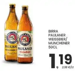 Despar Birra paulaner weissbier/ munchener offerta