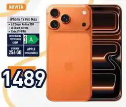 Unieuro iPhone 17 Pro Max offerta