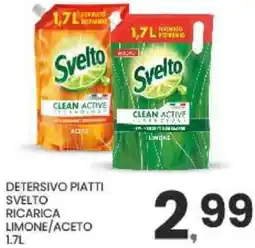 Despar Detersivo piatti svelto ricarica limone/aceto offerta