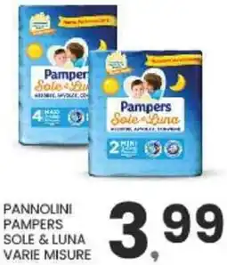 Despar Pannolini pampers sole & luna offerta