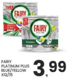 Despar Fairy platinum plus blue/yellow offerta