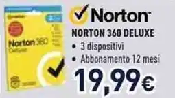Unieuro NORTON 360 deluxe offerta