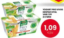 Despar Yogurt pro vivus despar vital offerta