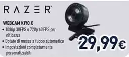 Unieuro RAZER Webcam kiyo X offerta