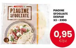Despar Piadine sfogliate DESPAR offerta