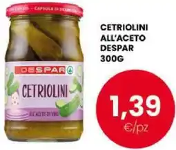 Despar Cetriolini all'aceto DESPAR offerta