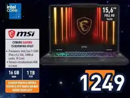 Unieuro msi CYBORG GAMING 15 B2RWFKG-0761T offerta
