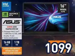 Unieuro ASUS GAMING ASUS V3607VH-RP013W offerta