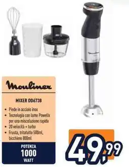 Unieuro Moulinex MIXER DD6738 offerta