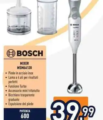 Unieuro BOSCH MIXER MSM66120 offerta