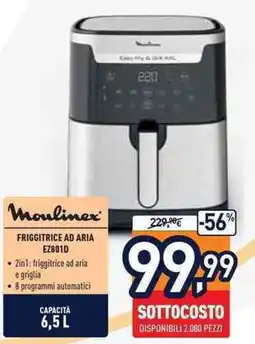 Unieuro Moulinex FRIGGITRICE AD ARIA EZ801D offerta