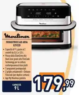 Unieuro Moulinex FRIGGITRICE AD ARIA EZ922D offerta