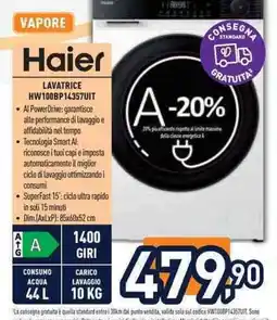 Unieuro Haier LAVATRICE HW100BP14357UIT offerta
