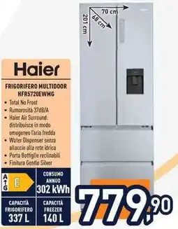 Unieuro Haier FRIGORIFERO MULTIDOOR HFR5720EWMG offerta