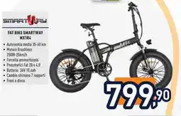 Unieuro SMART WAY FAT BIKE SMARTWAY MX1R4 offerta