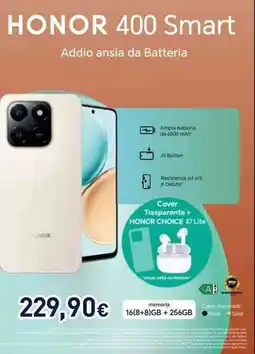 Unieuro HONOR 400 Smart offerta