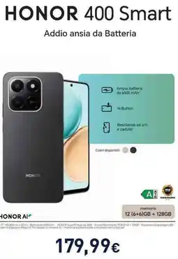 Unieuro HONOR 400 Smart offerta