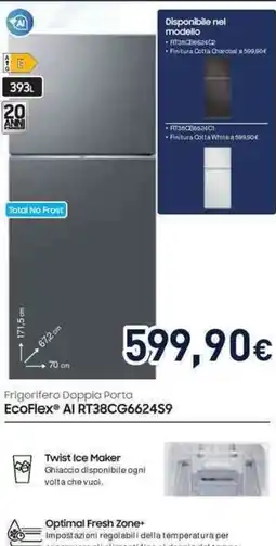 Unieuro SAMSUNG EcoFlex AI RT38CG6624S9 offerta